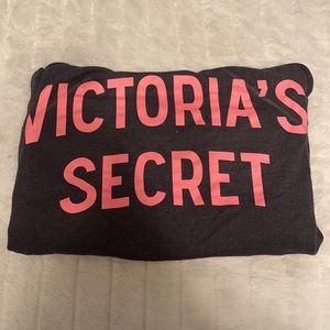 XS Victoria’s Secret Charcoal Gray V Neck Hoodie